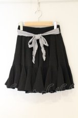画像1: axes femme / シャドーチェックフレアスカート M クロ O-26-08-20-015-AX-SK-OW-OS (1)