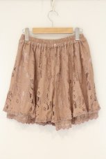 画像3: axes femme / 総レースショートパンツ M ピンク O-26-08-20-017-AX-PA-OW-OS (3)