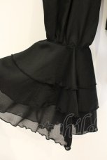 画像3: MARBLE / アンティーク貴族風タイ付きビショップドスリーブブラウス  ブラック O-26-08-20-032-GO-BL-IG-OS (3)