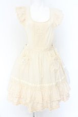 画像1: PINK HOUSE / トランプモチーフレース使いタブリエ  アイボリー O-26-08-21-001-LO-OP-IG-OS (1)