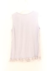 画像3: axes femme / フロント薔薇レースタンクトップ M ラベンダー O-26-08-21-036-AX-TO-IG-OS (3)