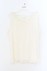 画像1: axes femme / レースモチーフタンクトップ M アイボリー O-26-08-21-038-AX-TO-IG-OS (1)