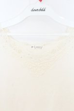 画像2: axes femme / レースモチーフタンクトップ M アイボリー O-26-08-21-038-AX-TO-IG-OS (2)
