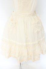 画像3: PINK HOUSE / トランプモチーフレース使いタブリエ  アイボリー O-26-08-21-001-LO-OP-IG-OS (3)