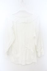 画像3: PINK HOUSE / ローンフリル襟カットソー  シロ O-26-08-21-021-LO-TO-IG-OS (3)