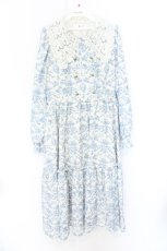 画像1: m petit by misako / TT*MSKトワルドOP トワルドジュイワンピース LL アイボリー×ブルー O-26-08-21-027-LO-OP-IG-OS (1)