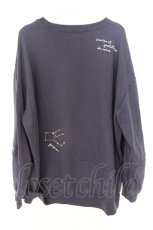 画像3: axes femme / ランダム星座刺繍トレーナー F ネイビー O-26-08-21-031-AX-TO-IG-OS (3)