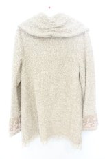画像3: axes femme / 裾レースニットカーディガン M ベージュ O-26-08-21-032-AX-TO-IG-OS (3)