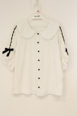 画像1: MA*RS / 袖はしごレースブラウス  シロ O-26-08-22-031-GO-BL-IG-OS (1)