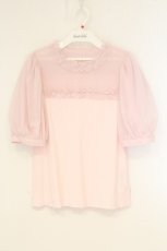 画像1: Angelic Pretty / Dot Tulleカットソー  ピンク O-26-08-22-039-AP-TO-OW-OS (1)