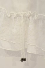 画像3: Qutie Frash / 3段フリルロングスカート  ホワイト O-26-08-22-053-QU-SK-OW-OS (3)