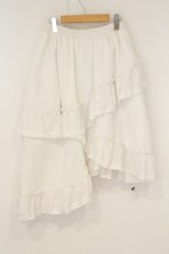 画像4: Qutie Frash / 3段フリルロングスカート  ホワイト O-26-08-22-053-QU-SK-OW-OS (4)