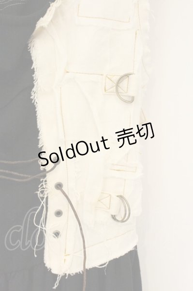 alice auaa / 14S/S【sleeps in water】 剥離ミニワンピース ブラック