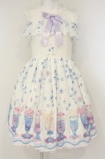 画像1: Angelic Pretty / Cream Soda Mermaidカットワンピース  シロ O-26-08-22-057-AP-OP-OW-OS (1)