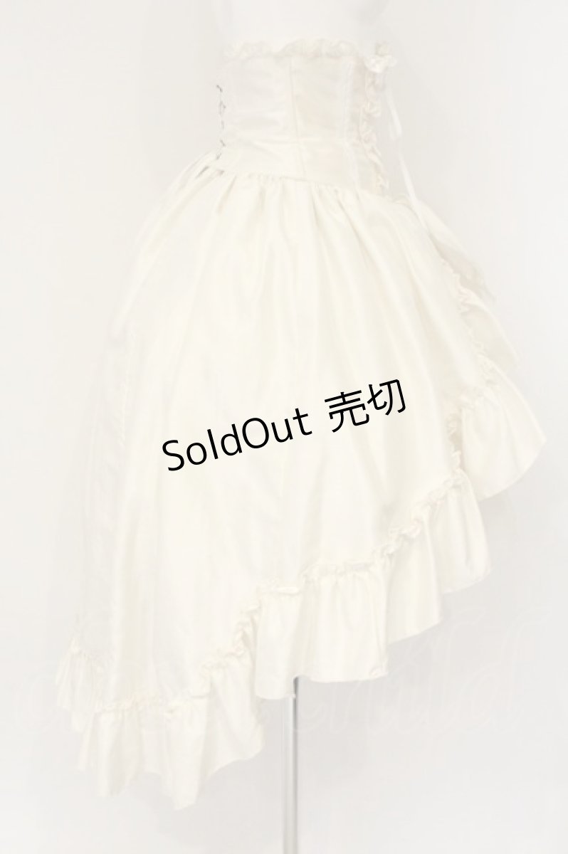 画像4: ATELIER PIERROT / Fishtail Mini Corset Skirt　フィッシュテールミニコルセットスカート  アイボリー O-26-08-22-058-EL-SK-OW-OS (4)