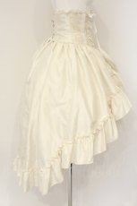画像4: ATELIER PIERROT / Fishtail Mini Corset Skirt　フィッシュテールミニコルセットスカート  アイボリー O-26-08-22-058-EL-SK-OW-OS (4)