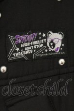 画像2: Candy Stripper / リバーシブルダウンジャケット 2 ブラック×レオパード O-26-08-22-006-PU-CO-IG-OS (2)