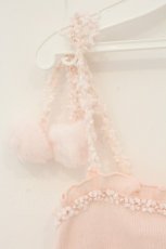 画像2: LIZ LISA / ポンポン付きキャミソール  ピンク O-26-08-22-091-LO-TO-OW-OS (2)