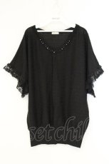 画像1: axes femme / ドルマンチュニック M クロ O-26-08-22-099-AX-TO-OW-OS (1)