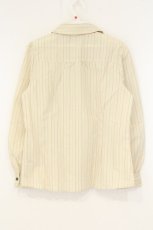 画像3: axes femme / ストライプブラウス M キナリ O-26-08-22-100-AX-BL-OW-OS (3)