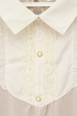 画像2: axes femme / シフォンスリーブフリルレースプルオーバー M ピンク O-26-08-22-104-AX-TO-OW-OS (2)