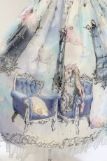 画像3: ALICE and the PIRATES / 眠り羊と夢喰いバク柄ジャンパースカートI  サックス O-26-08-22-110-PA-OP-YM-OS (3)