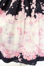 画像3: BABY,THE STARS SHINE BRIGHT / Unico　in Bloomlandスカラップジャンパースカート  ネイビー×ピンク O-26-08-22-111-BA-OP-OW-OS (3)