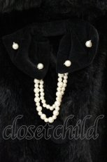 画像3: Angelic Pretty / Snow fairyファージャケット  クロ O-26-08-22-119-AP-CO-OW-OS (3)