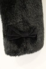 画像4: Angelic Pretty / Snow fairyファージャケット  クロ O-26-08-22-119-AP-CO-OW-OS (4)