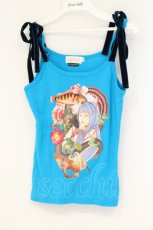 画像1: pays des fees  / snake tomie camisole(collaboration witn Junji Ito)　キャミソール M ブルー O-26-08-22-122-PU-TO-OW-OS (1)