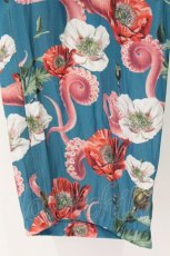 画像3: pays des fees  / 2019Autumn/Winter Collection[CUT-UP]Opium poppy Slacks　パンツ 1 グリーン×マルチカラー O-26-08-22-123-PU-PA-OW-OS (3)