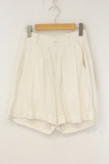 画像1: pays des fees  / 2022 Spring/Summer Collection「Inframince」　ショートパンツ  オフホワイト O-26-08-22-124-PU-PA-OW-OS (1)