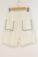 画像3: pays des fees  / 2022 Spring/Summer Collection「Inframince」　ショートパンツ  オフホワイト O-26-08-22-124-PU-PA-OW-OS (3)