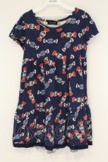 画像1: Jane Marple / キャンディプリントのミニワンピース M ネイビー O-26-08-24-028-JM-OP-OW-OS (1)