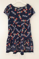 画像4: Jane Marple / キャンディプリントのミニワンピース M ネイビー O-26-08-24-028-JM-OP-OW-OS (4)