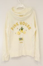 画像3: PINK HOUSE / レモンの刺繍入りパーカー 4(L) オフシロ O-26-08-24-034-LO-TO-IG-OS (3)