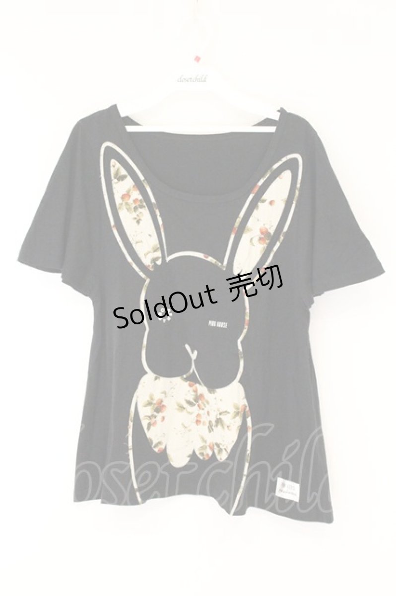 画像1: PINK HOUSE / FRAPBOIS × PINK HOUSE Tシャツ 1 クロ O-26-08-24-048-LO-TS-IG-OS (1)