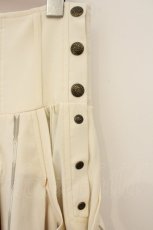 画像5: Ozz oneste / 椿刺繍スカート  アイボリー×マスタード O-26-08-24-077-OO-SK-IG-OS (5)