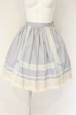 画像1: BABY,THE STARS SHINE BRIGHT / プリンセススカート  サックス×シロ O-26-08-24-089-BA-SK-IG-OS (1)