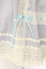 画像2: BABY,THE STARS SHINE BRIGHT / プリンセススカート  サックス×シロ O-26-08-24-089-BA-SK-IG-OS (2)