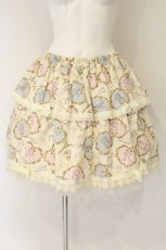 画像1: BABY,THE STARS SHINE BRIGHT / パリのプリンセスドロップスティアードスカート  オフシロ O-26-08-24-091-BA-SK-IG-OS (1)