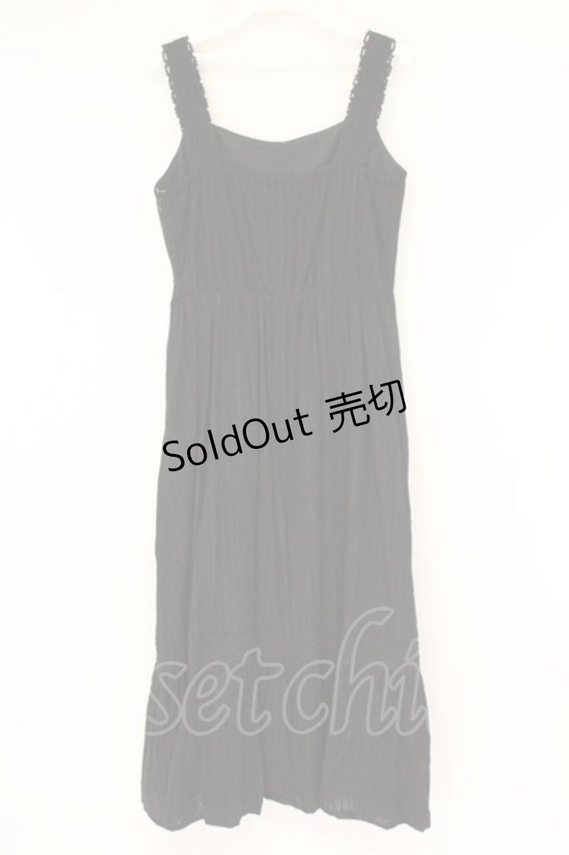 画像4: an another angelus / レース使いローズカットワークロングワンピース  クロ O-26-08-24-015-CA-OP-IG-OS (4)