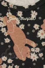 画像2: Jane Marple / くまマーガレット柄キャミソール M クロ O-26-08-24-025-JM-TO-OW-OS (2)