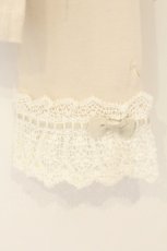 画像2: Jane Marple / レース配色カットソー M アイボリー O-26-08-24-026-JM-TO-OW-OS (2)