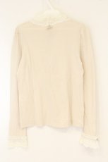 画像4: Jane Marple / レース配色カットソー M アイボリー O-26-08-24-026-JM-TO-OW-OS (4)