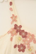 画像3: PINK HOUSE / 桜モチーフキャミソール  シロ O-26-08-25-030-LO-TO-IG-OS (3)