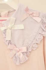 画像2: Nile Perch / 三角襟カットソー  ラベンダー×ピンク O-26-08-25-046-LO-TO-IG-OS (2)