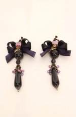 画像1: mayla classic / Disney villains ~Ear object~ - ディズニーヴィランズ/イヤオブジェ -  マレフィセント/イヤリング O-26-08-25-1032-LO-AC-OW-OS (1)