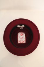 画像4: m petit by misako / TT*AMリボンカンカン帽 57.5cm ワイン O-26-08-25-1003-LO-AC-OW-OS (4)