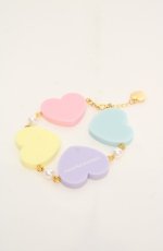 画像2: Angelic Pretty / ドリーミィハートキャンディブレスレット  マルチ O-26-08-25-1039-AP-AC-IG-OS (2)